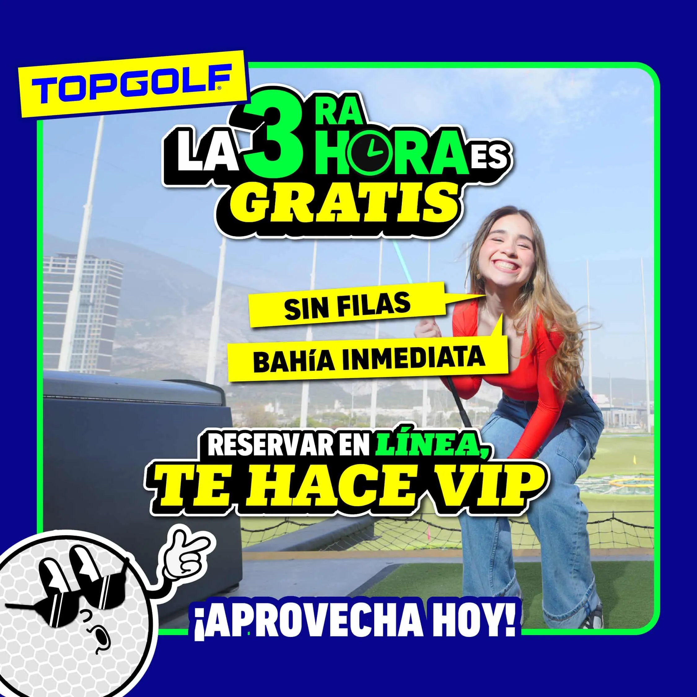 3RA HORA GRATIS